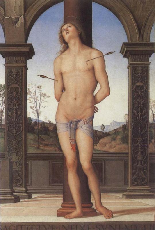 Pietro Perugino St Sebastian china oil painting image